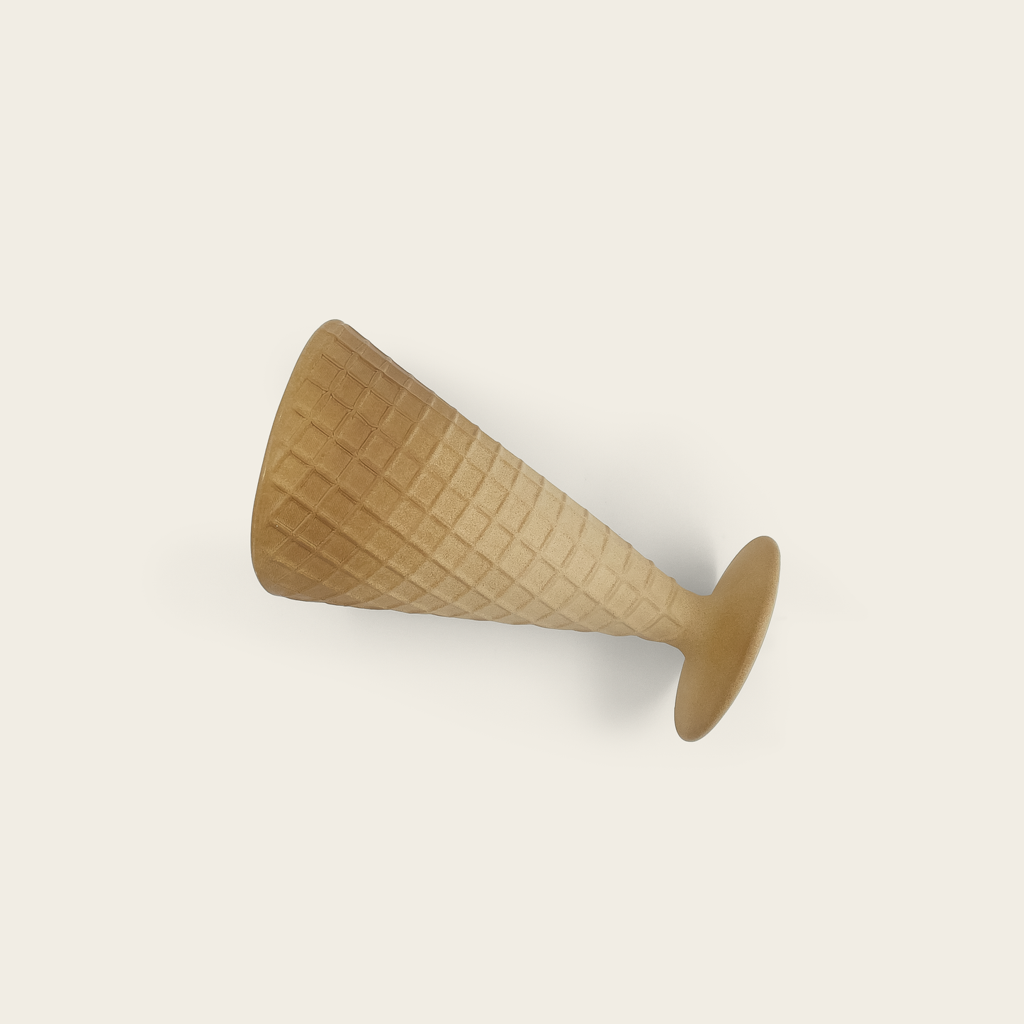 Waffle Cone Gelato Glass