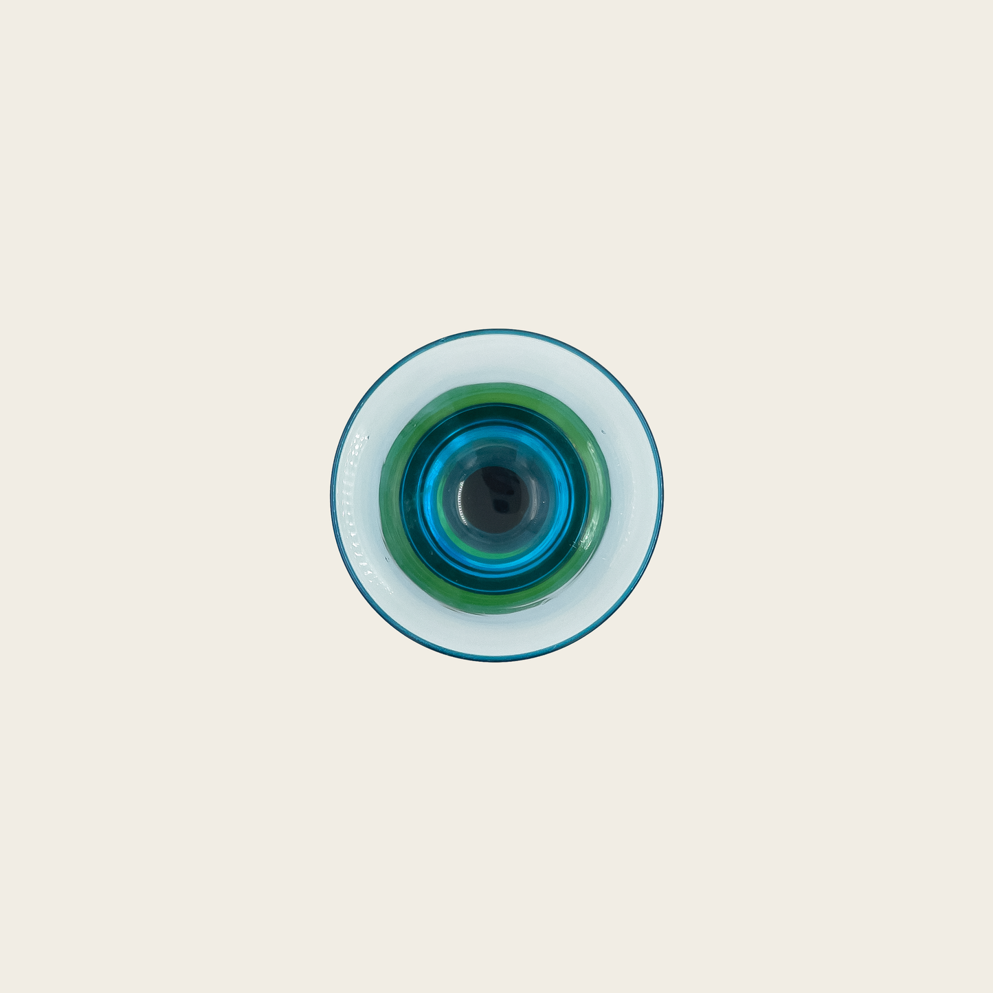 Green and Blue Glasses (Set of 2)