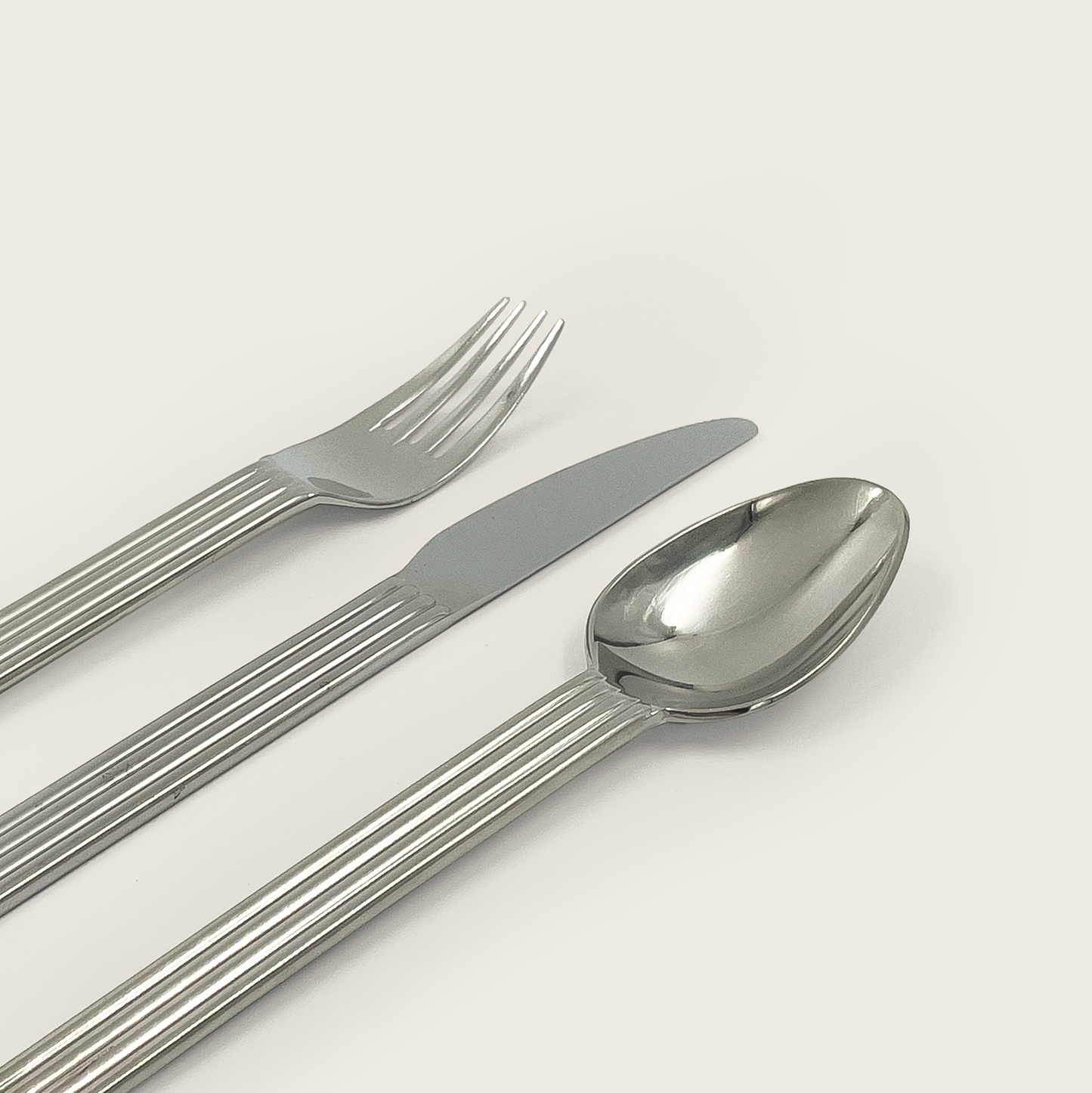 IKE12 Ridged Flatware