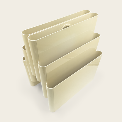 4675 kartell magazine rack cream 04